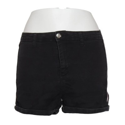Tally Weijl, Jeans Shorts, Größe: 38, Schwarz/Rot/Weiß, Streifen, Denim #DJC