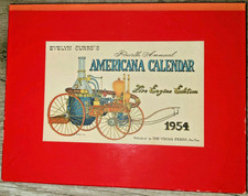 NOS! Evelyn Curro's Fourth Annual Americana Calendar, 1954 Fire Engine Edition