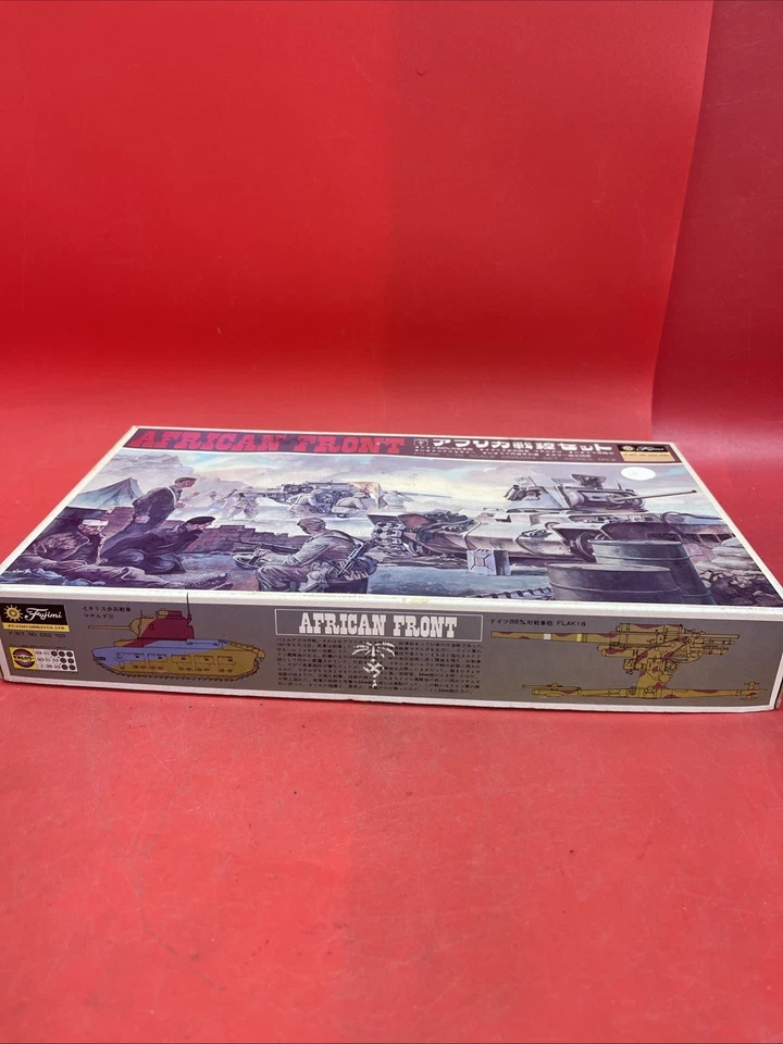 FUJIMI HO 1/76 DIORAMA SET SERIES NO. 2 "AFRICAN FRONT" 88 MM GUN & MATILDA TANK - Image 2 of 4