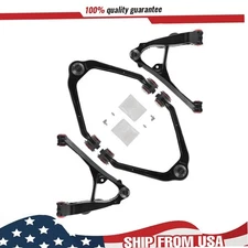 4pc Front Upper Lower Control Arms Kit For Chevy Silverado Sierra 1500 Yukon