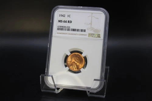 🔥1942 Lincoln Cent - MS66 RD 🔥