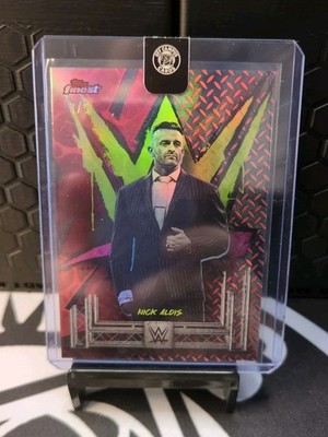 2025 Topps Finest WWE Nick Aldis #186 Uncommon Red Refractor /5