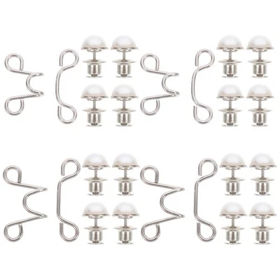  4 Pcs Verstellbare Jeansknopf Knöpfe Jeansknöpfe Ersetzen Taillenverstellclips - Bild 1 von 4
