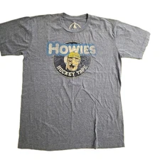 Howies Hockey Tape T Shirt Mens XL Blue Short Sleeve Ice Crew Sports Humor