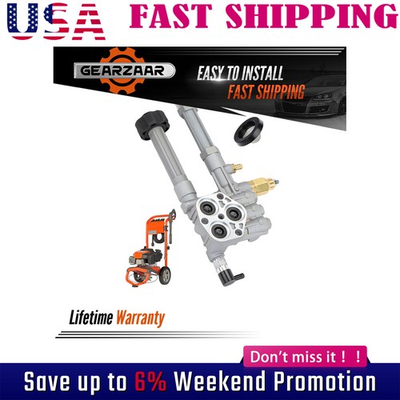 #ad #ad Troy Bilt Complete Pressure Washer Pump Head For Troy Bilt RMW SRMW Aluminum $31.28