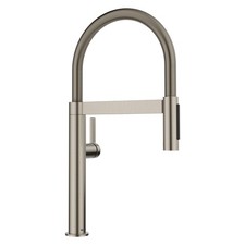 Blanco 443253 Culina II Mini Semi-Pro Kitchen Faucet Satin Platinum 1.5 GPM