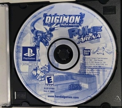 Digimon Rumble Arena Bandai, 2002 Playstation PS1- Disc Only Tested Scratched Up