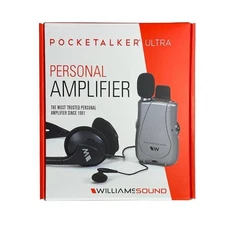 Williams Sound Pocketalker Ultra Personal Sound Amplifier PKT D1 EH