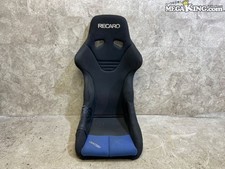 Recaro Rs-g Full Bucket Seat Side 4-point Mount Blackblue 5t6-2225 Used Recaro Rs-g Full Bucket Seat Side 4-point Mount Blackblue 5t6-2225 Used