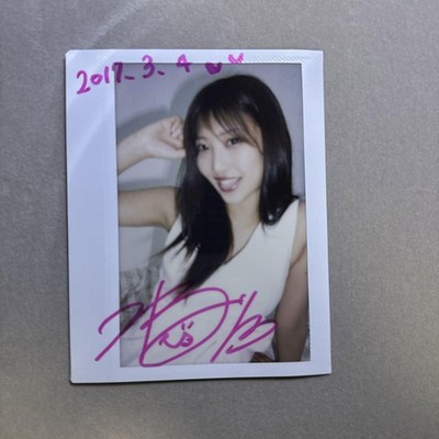 Sumire Mizukawa Autographed Signed instax photo Cheki Japanese Female Idol