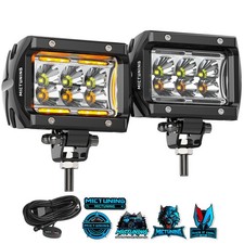 Mictuning 2pcs Led Pods Light 6 Main Light Modes Flood Led Off Road Lights Mictuning 2pcs Led Pods Light 6 Main Light Modes Flood Led Off Road Lights