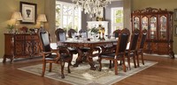 Esstisch Tisch Gruppe Esszimmer Wohnzimmer Garnitur Holz Design Tische 274Cm Neu