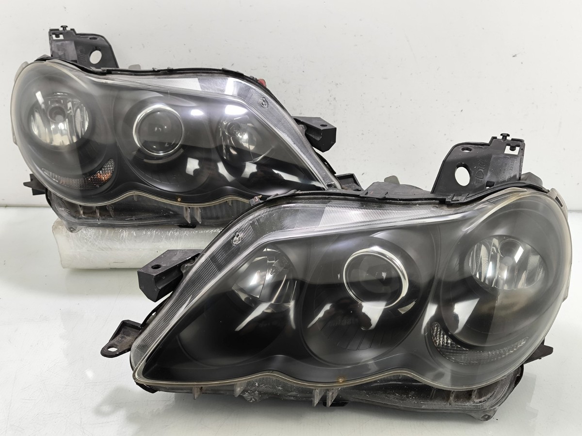 GRX120 TOYOTA マークX 1pairs Toyota MARK X GRX120 Front BLACK Head Lamp Lights XENON HID