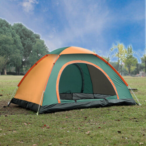 4 Person Man Family Tent Instant Pop Up Outdoor Camping Hiking Festival Beach UK - Picture 21 of 24