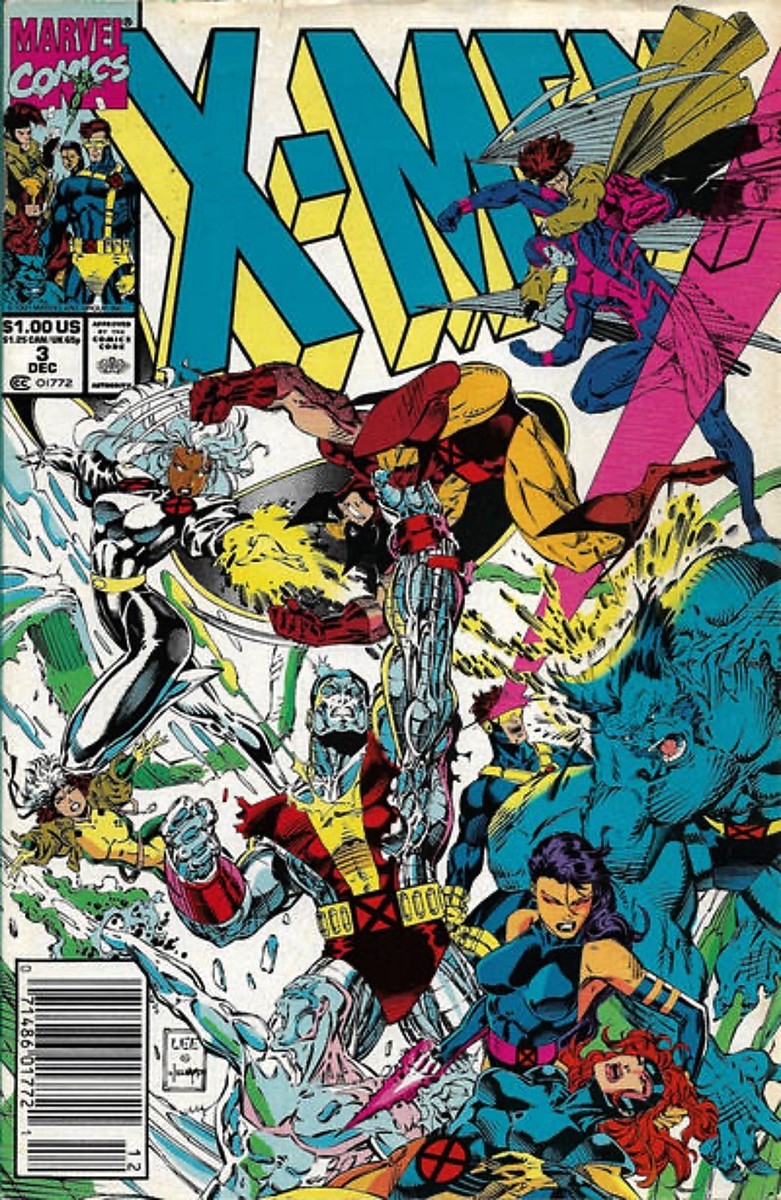 X-Men #3 Jim Lee Newsstand Cover (1991-2001) Marvel Comics | eBay