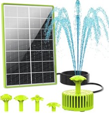 AISITIN Solar Water Foutain Pump 4.5W DIY Glass Panel Solar Powered Fountains Wa