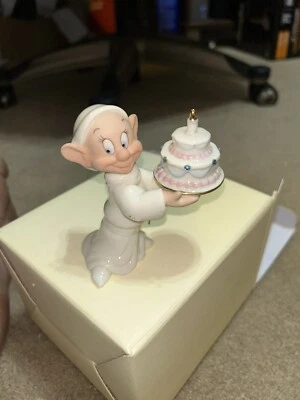 Lenox Disney Dopey’s Birthday Wish June Snow White & The Seven Dwarfs NEW COA - Image 1 of 4