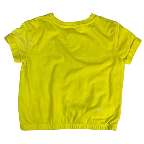 365 Kids Garanimals Girl's T Shirt Flower Love 8 Yellow Cotton Polyester - Picture 2 of 5