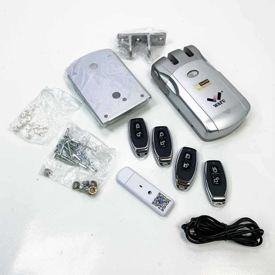 Kabelloses Schloss   010 Smart Invisible Lock Schloss im Inneren installiert,
