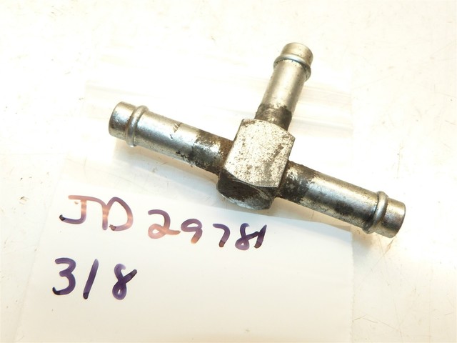 John Deere 420 318 Tractor Hydraulic Oil Line T Connector