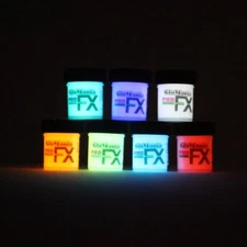 GLOW IN THE DARK  7 1/2,COSMIC GALACTIC STAR PAINTS FREE SUPER CHARGER