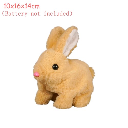 Electric Cute Carrot Rabbit Plush Toy Simulation White Bunny Stuffed Animal Doll - Picture 33 of 34