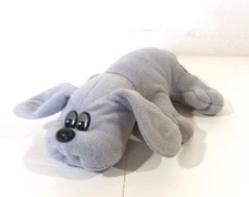 Tonka Pound Puppy Plush Stuffed Animal Gray Grey 1986 8.5" long
