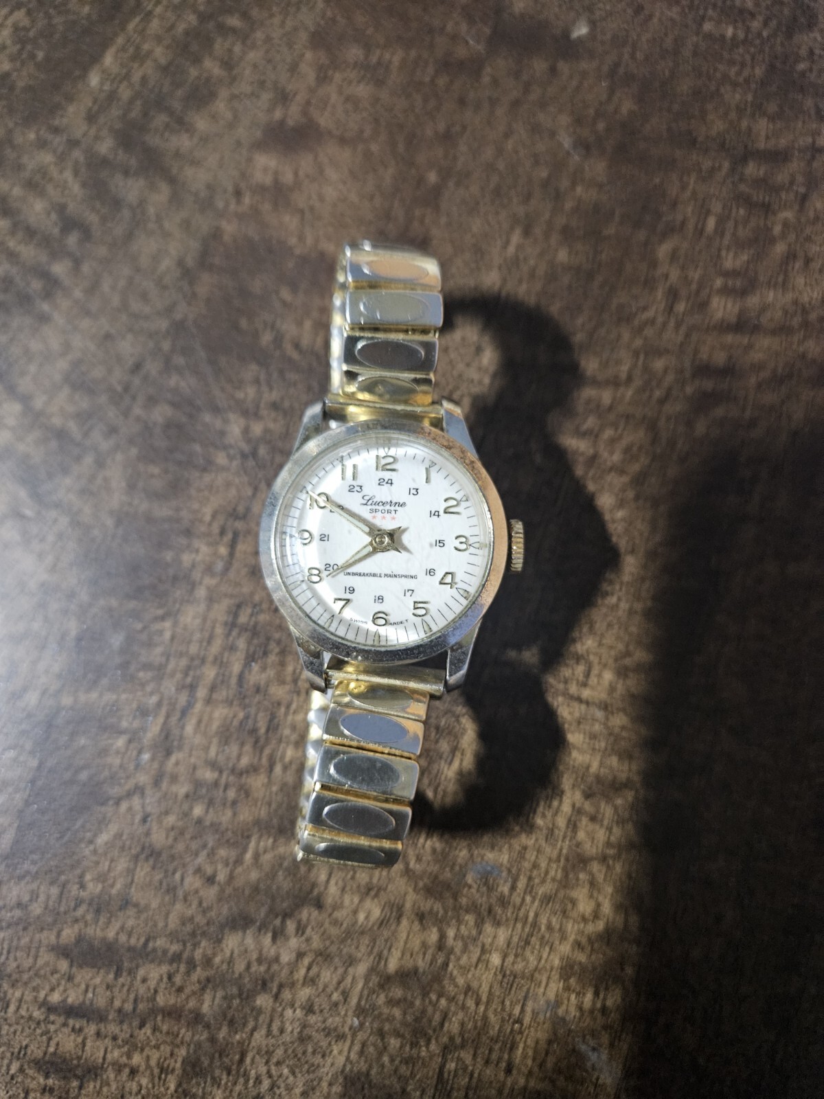 Vintage Lucerne Sport 3 Star Waterproof Swiss Made Watch