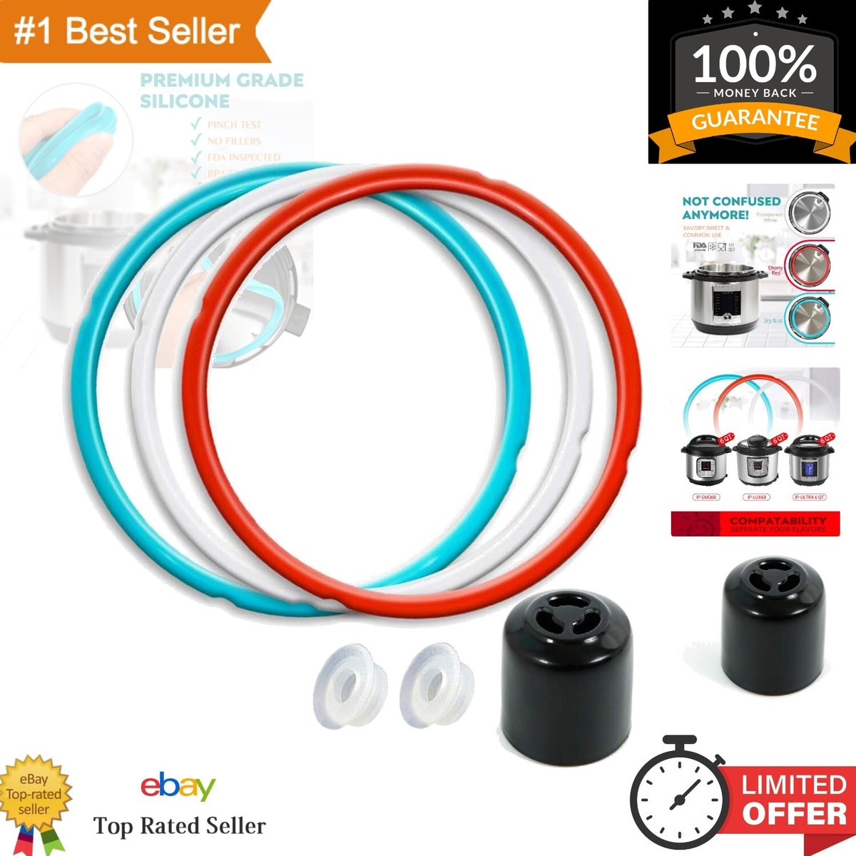 Ring Installation Instant Pot Replacement Silicone Sealing Ring