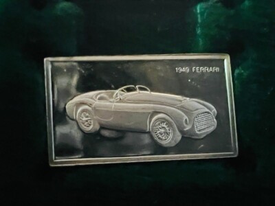 Franklin Mint Silver Bar Mini Ingot 1975 Centennial Car 1949 Franklin Mint Silver Bar Mini Ingot 1975 Centennial Car 1949