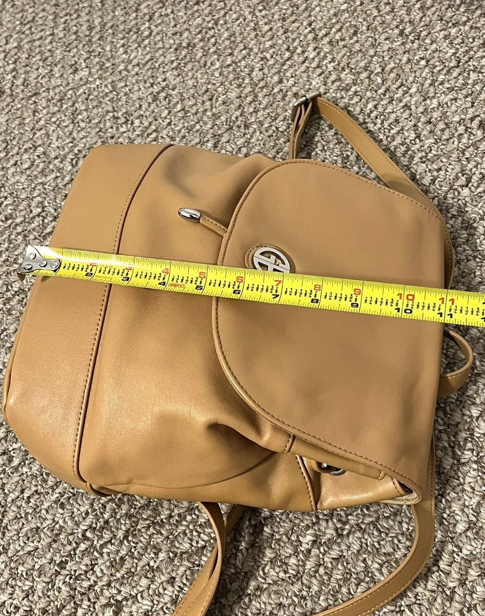 Giani Bernini Nappa Flap Backpack Light Brown Nut Soft Leather Bag Giani Bernini | Bags | Giani Bernini Nappa Flap Backpack  main image 2