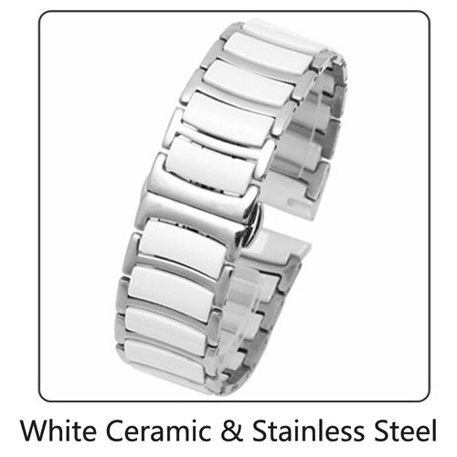 Ceramic Bracelet Stainless Steel Watch Band 20mm Metal Generic Watch Strap 22mm - Picture 15 of 15