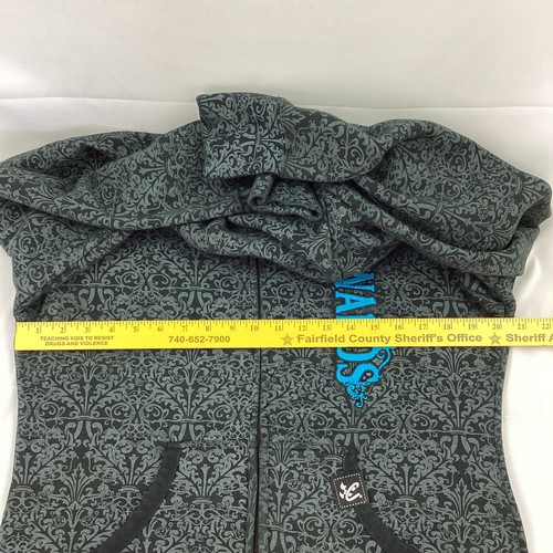 Chase Authentics Hoodie Med Black Blue Script Racing Nascar Edwards #99 Full Zip - Picture 9 of 13