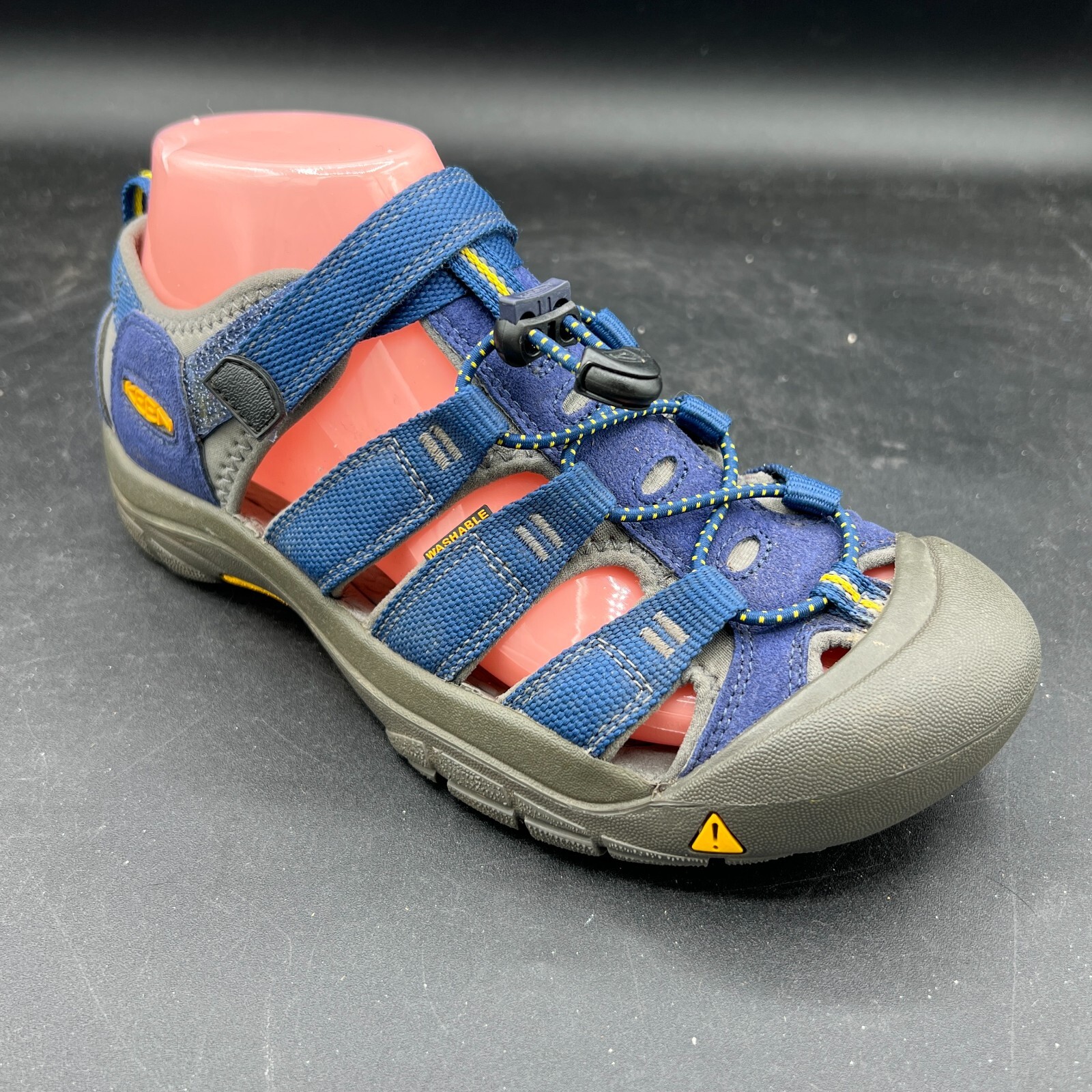 Sandali da escursionismo blu Keen Newport H2 taglia 5 atletici impermeabili con cinturini [11]