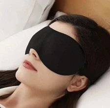 3D Ultra Thin Breathable Sleep Eye Mask, Smooth And Comfortable For Travel/Sleep