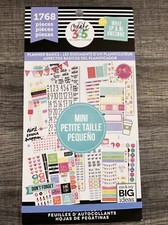 MAMBI The Happy Planner Planner Basics Mini Sticker Book 1768 Pieces Value Pack