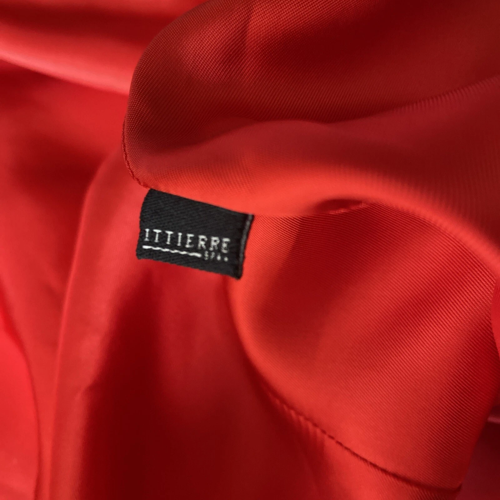 Giacca blazer GIANNI VERSACE Versus rosso bianco a righe fodera Italia 28 42 vintage