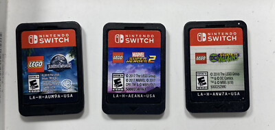 Lot Of 3 KIDS Lego Games Marvel Super Hero 2 Lego Movie DC Great gift and price!