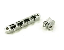 NEW - 4-String Bass Tune-O-Matic Tunematic Bridge - CHROME