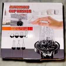 Glass rinser, kitchen faucet bottle washer, sink automatically flushing