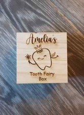 Toothfairy, tooth fairy box, personalised, wooden box, child gift, keepsake,