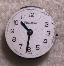 Vintage Ladies Bulova Cal 6CB Watch Movement Parts/Repair Swiss 17 Jewels