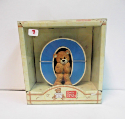 Gotta Getta Gund Thinking of You Number 0 Bear  Figurine NEW in BOX