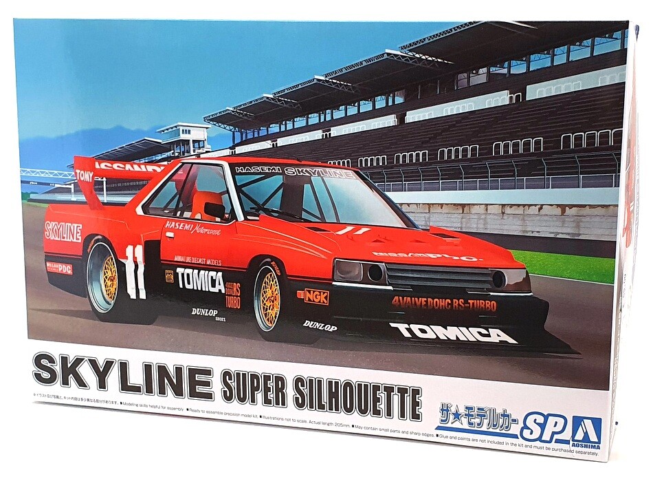Aoshima 1/24 Scale Model Kit 06123 - Nissan Skyline Super