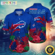 Buffalo Football Team Billss Hawaiian Shirt Button Down Unisex Adults S-5XL