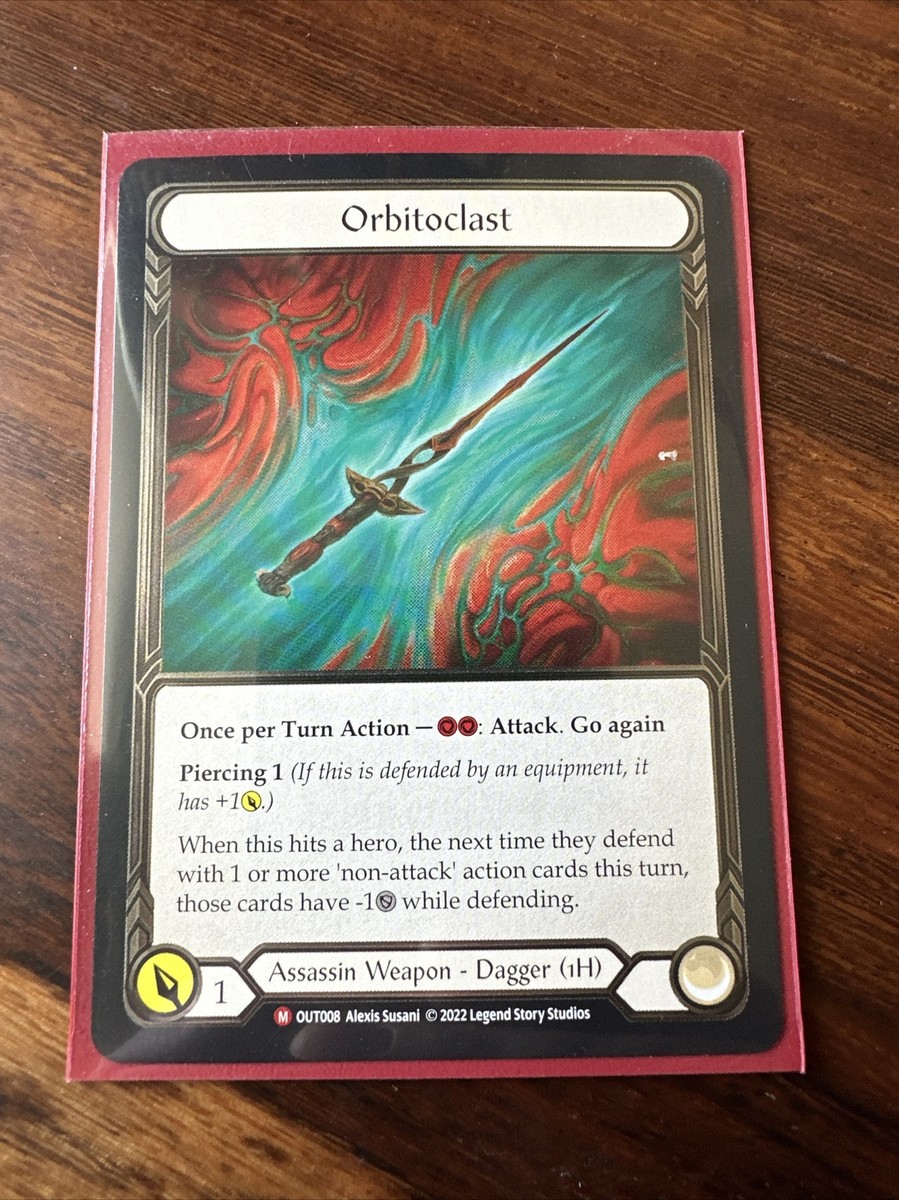 Flesh and Blood Outsiders Cold Foil 3枚 Flesh and Blood FAB Orbitoclast (OUT008) Near Mint Cold Foil