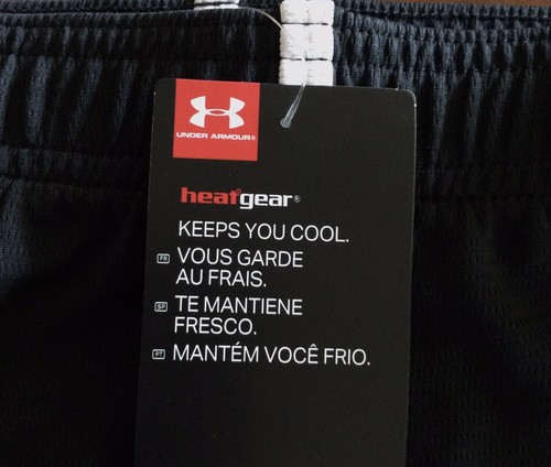 NWT UNDER ARMOUR GIRLS KIDS SIZE 6 ~ BLACK & WHITE RALLY SHORTS ~ MSRP $18.00 - 第 5/7 張圖片