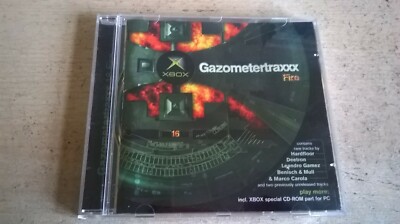 GAZOMETERTRAXXX 16 FIRE - 2002 MUSIC CD ALBUM & XBOX SPECIAL CD-ROM FOR PC - VGC