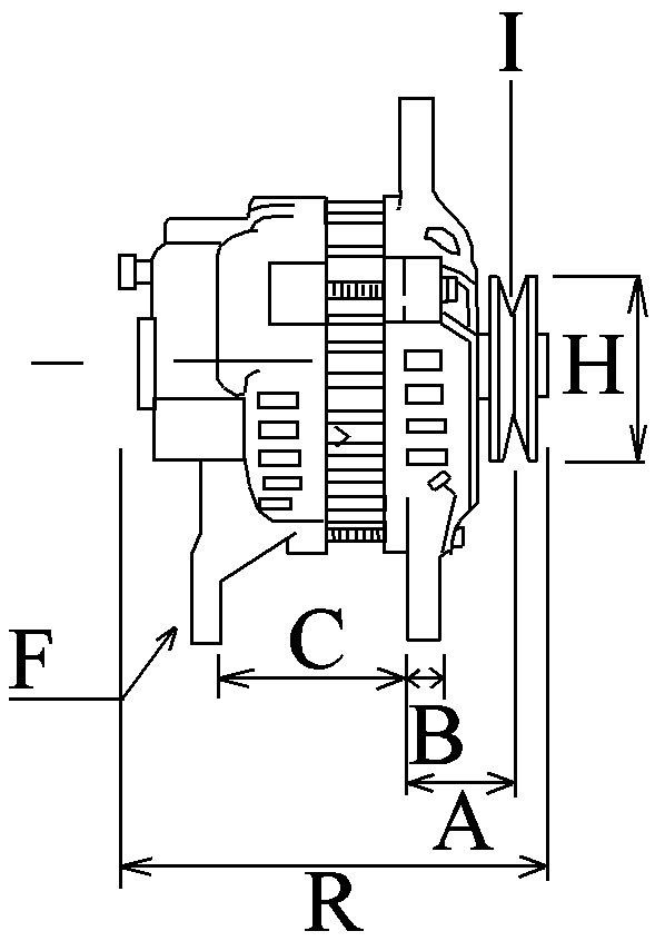 Alternateur robuste type Nissan 23100-q4601 avec composants haute résistance - 2