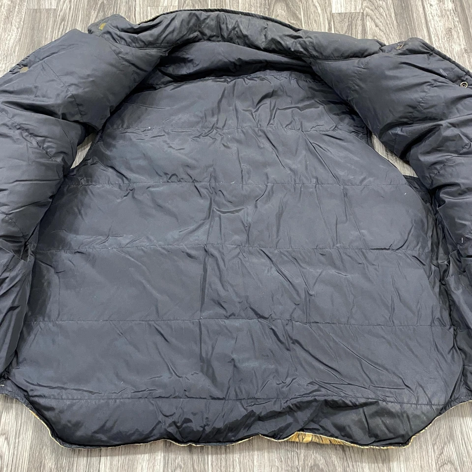 HERTERS Skyline Camo Fall Flight Black Reversable Snap Down Puffer Vest Men's XL - Image 4 of 4